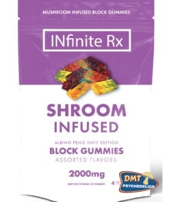 INfinite Rx Shroom Infused Albino Penis Envy Edition Block Gummies Edibles (2000mg)